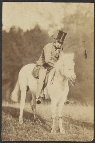 Unknown, [Portrait of a Man on a Horse]