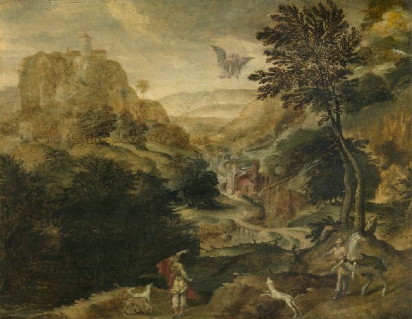 Paul Bril, The Rape of Ganymede