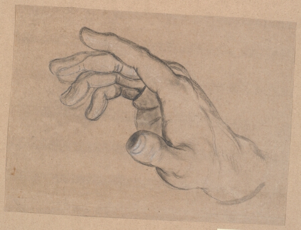 Nicolai Abildgaard, Studie af en hånd