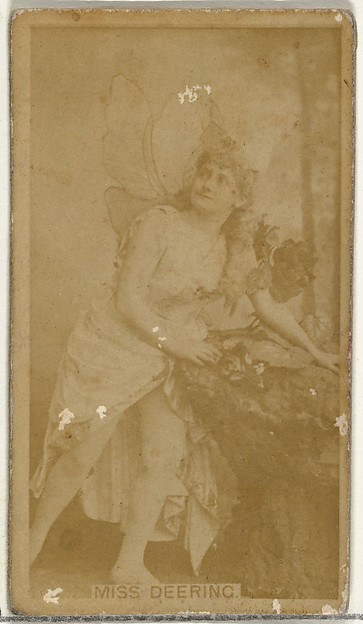 W. Duke, Sons & Co., Miss Deering, from the Actors and Actresses series (N145-8) issued by Duke Sons & Co. to promote Duke Cigarettes
