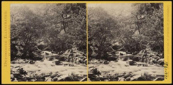 Francis Bedford, Plymouth - junction of streams at Watersmeet