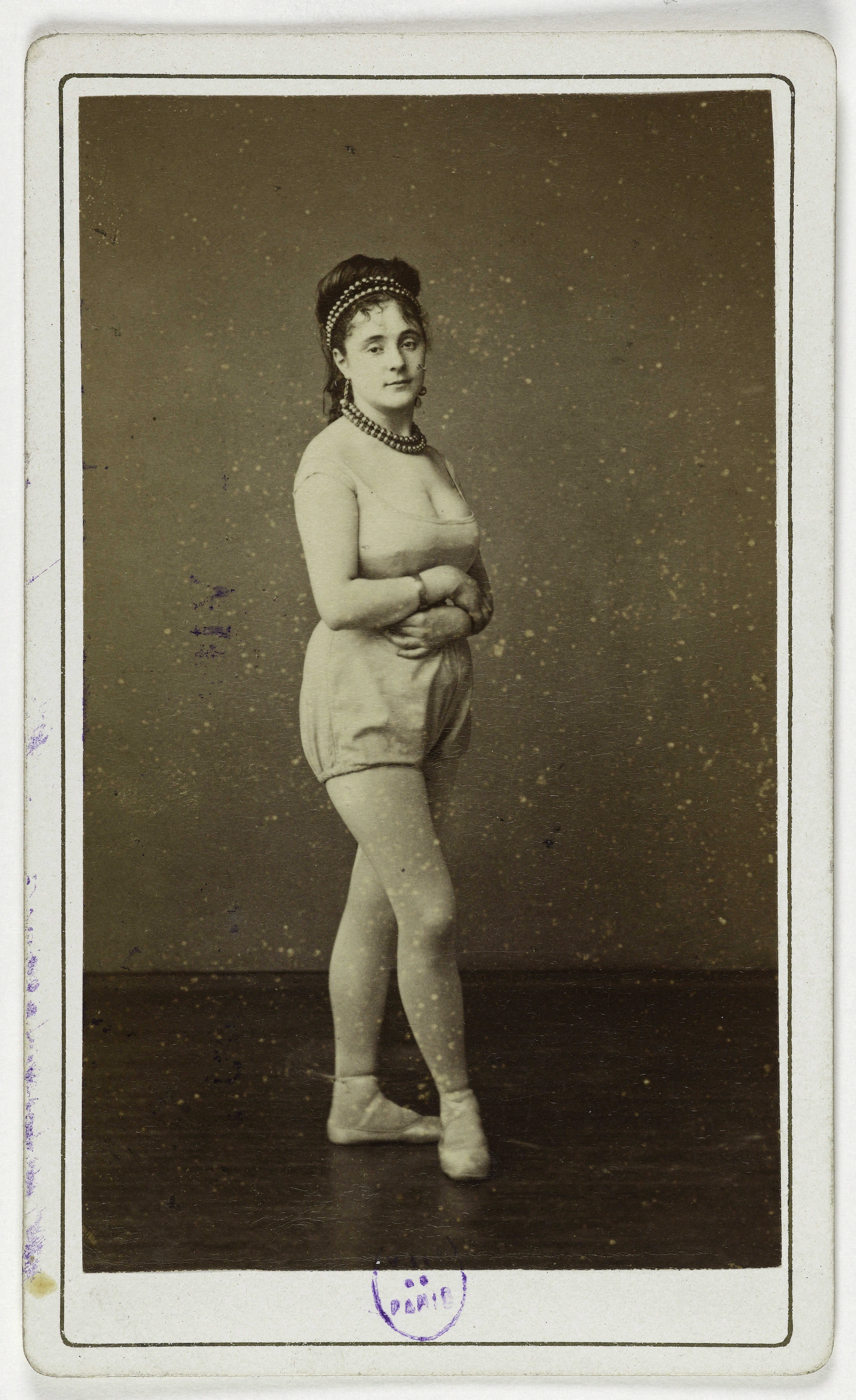 Anonyme, Portrait de Gérard Adèle, (-1879), (sœur de Gérard Laurence, danseuse)