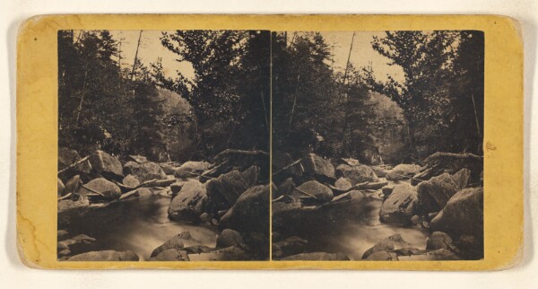 John B. Heywood, View of Ravine below the Pool. [White Mountain]