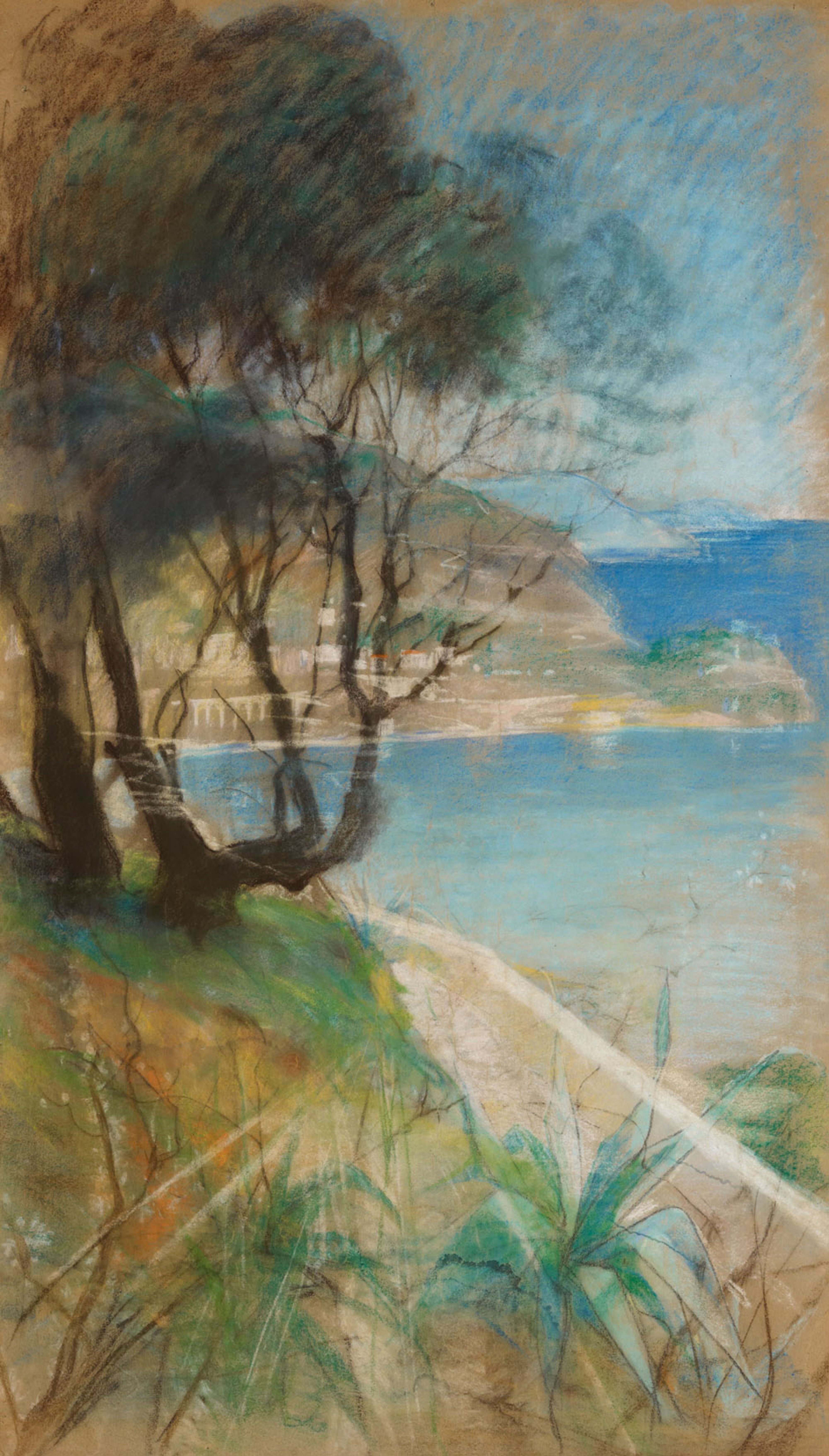 Albert Edelfelt, Landscape from the Mediterranean
