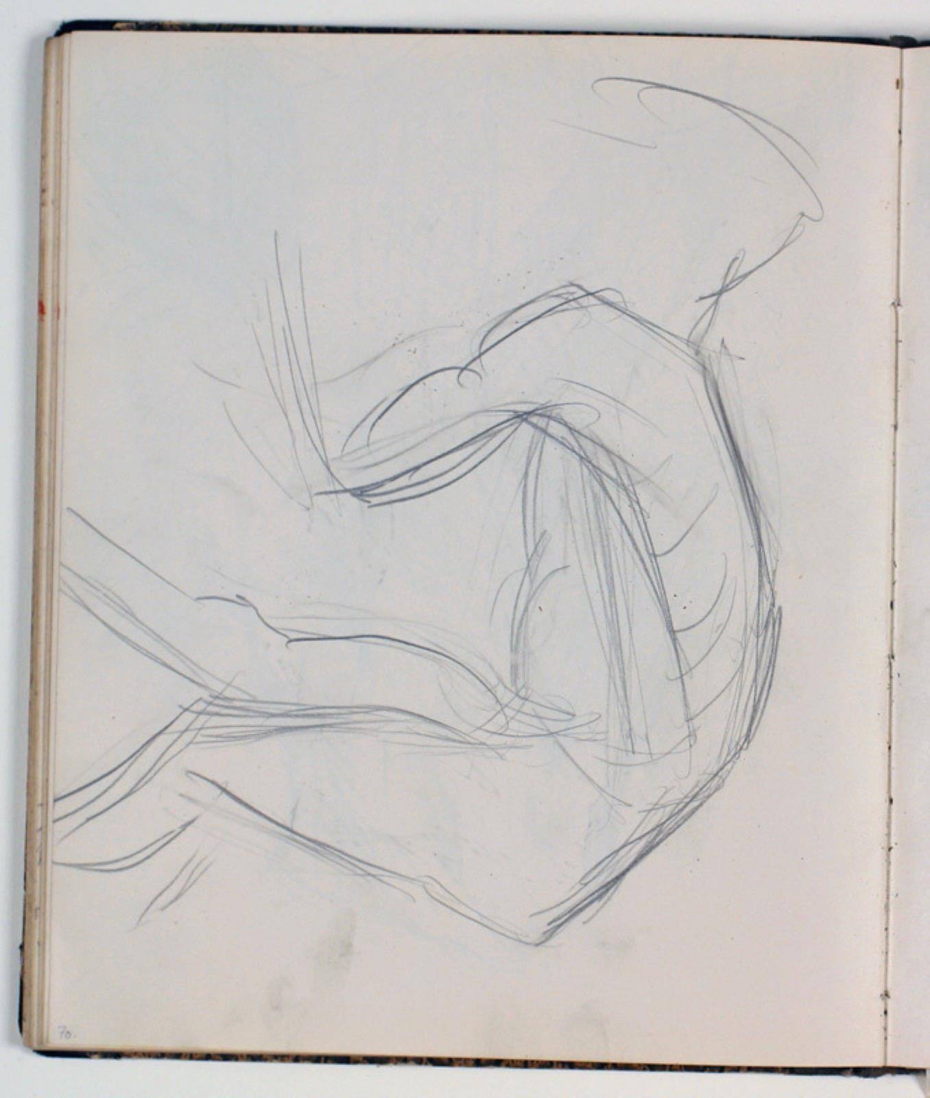 Niels Larsen Stevns, Modelstudie. Skitse til P. S. Christiansens gravmæle