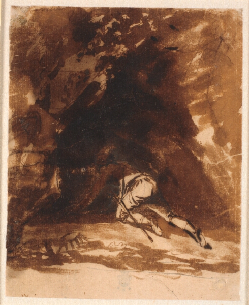 Nicolai Abildgaard, Niels Klim kryber ind i hulen