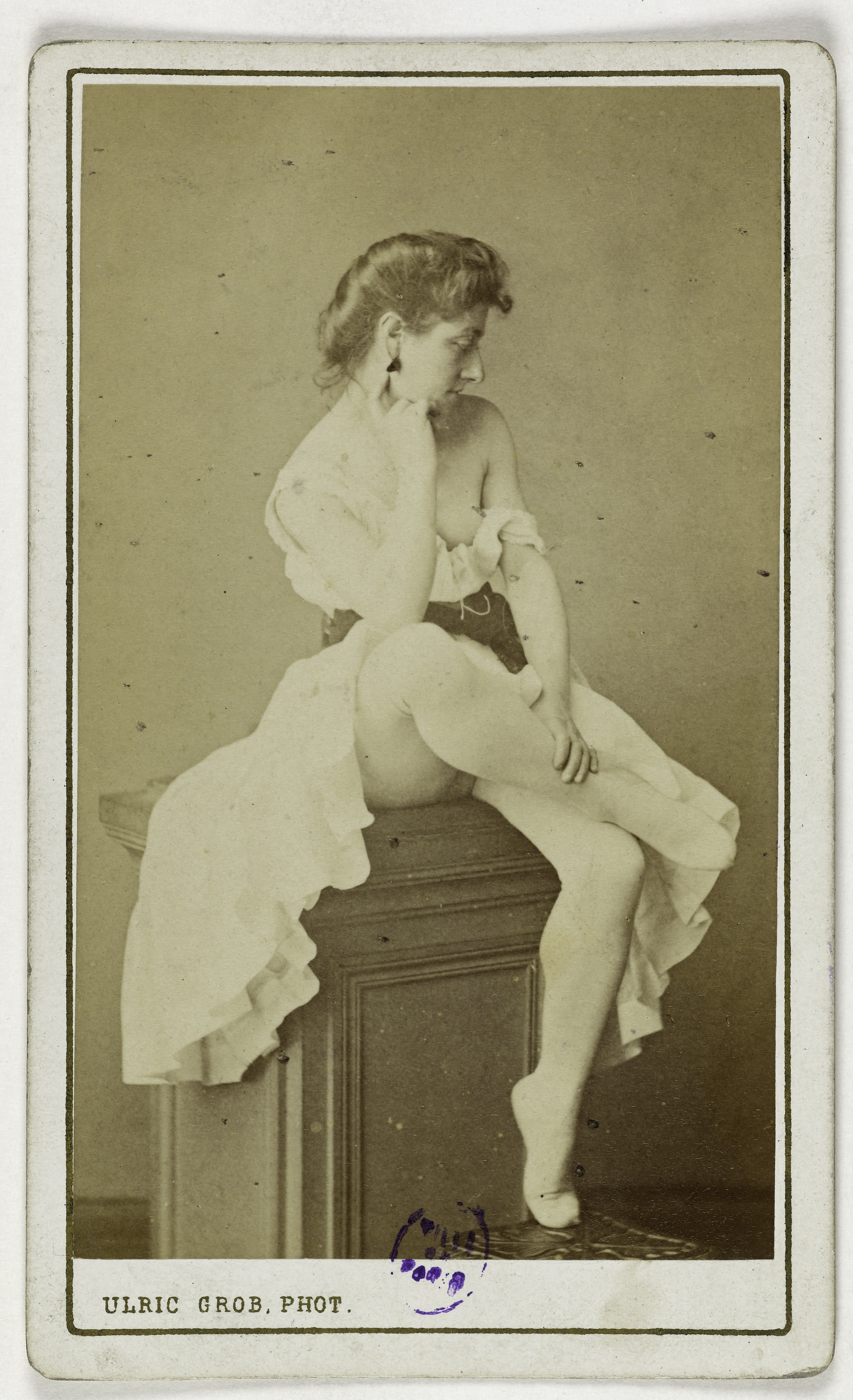 Ulric Grob, Portrait d'Héloïse, (actrice au théâtre des Variétés)