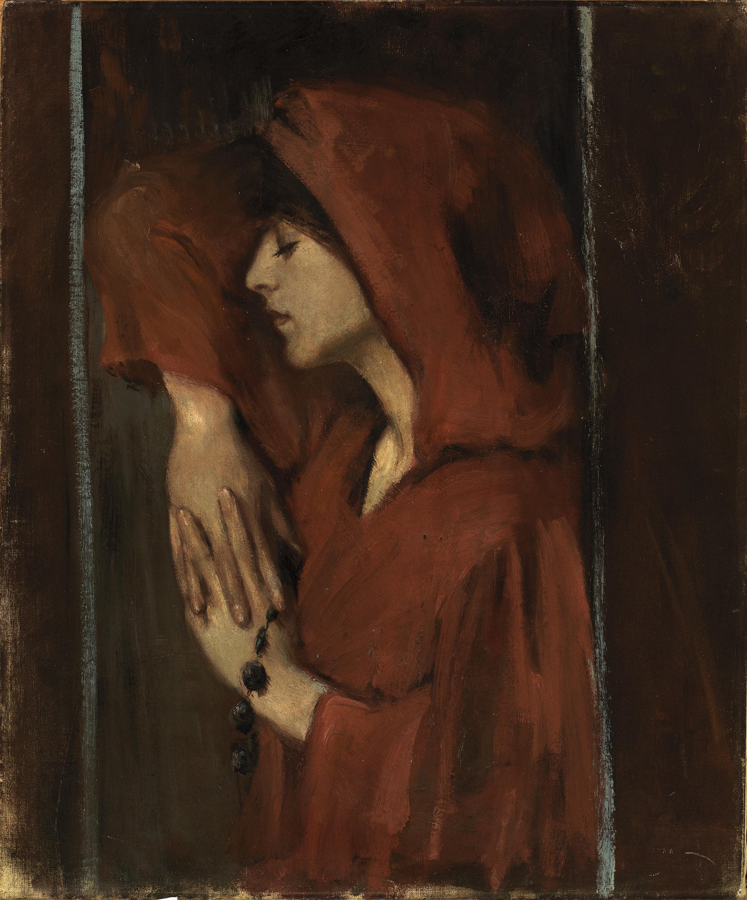 Alice Pike Barney, Woman with Red Hood