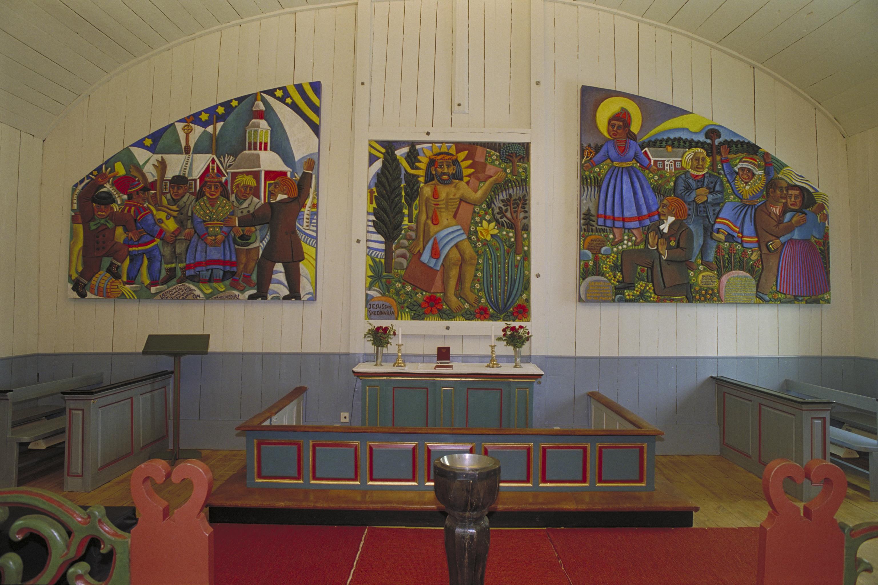Bengt A Lundberg, Jukkasjärvi kyrka