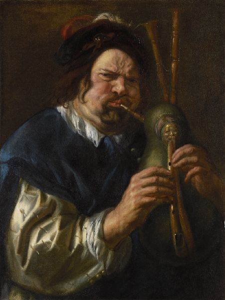 Jacob Jordaens I, Bagpiper