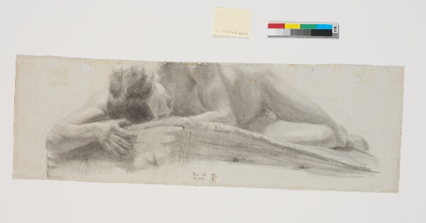 Theodor Philipsen, Studie af liggende mandlig model