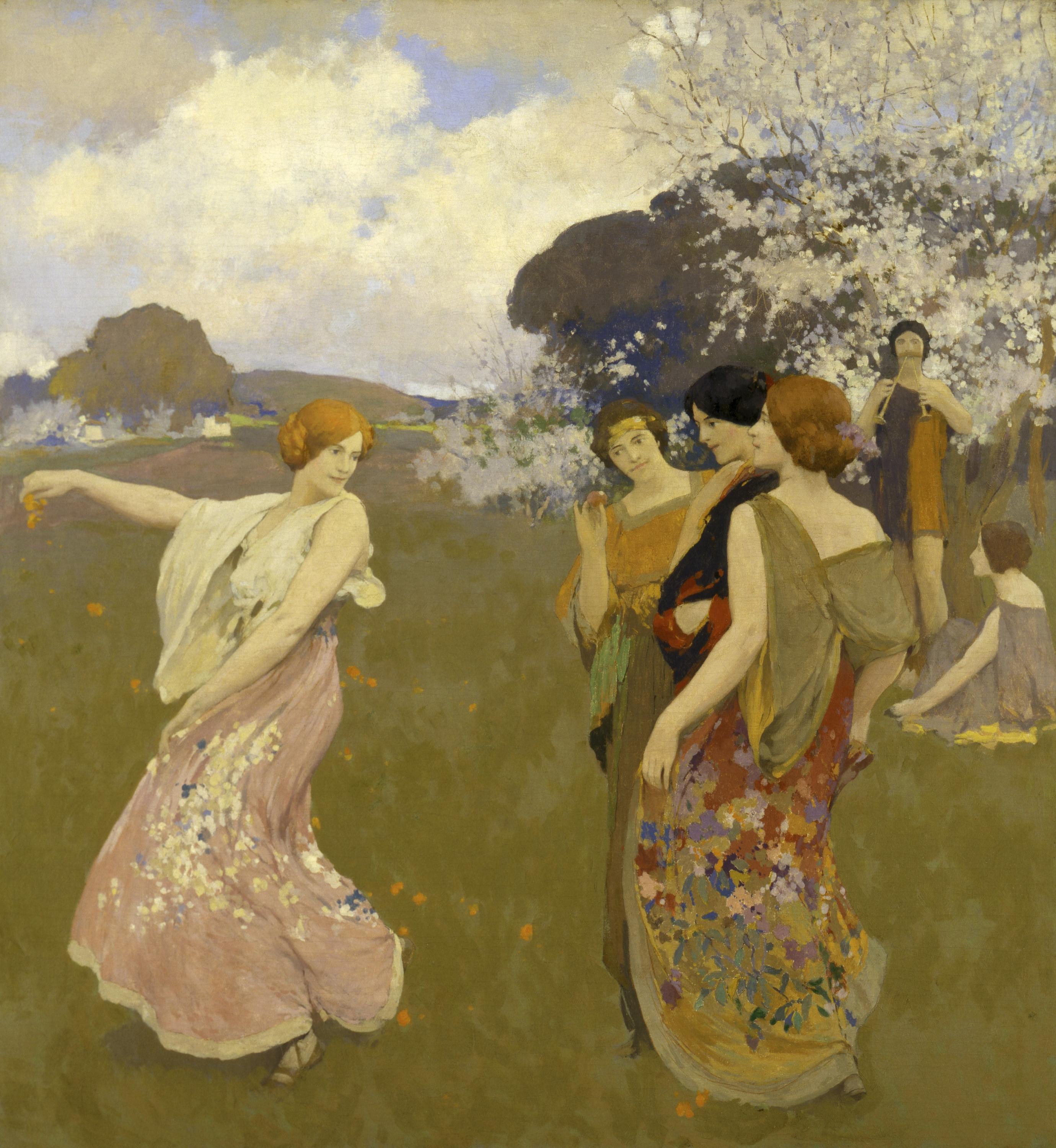 Arthur F. Mathews, Spring Dance