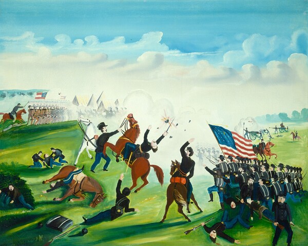 American 19th Century, Civil War Battle
