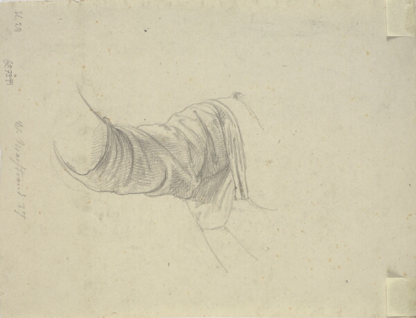 Wilhelm Marstrand, Armstudie til det 1846-48 malte osteribillede