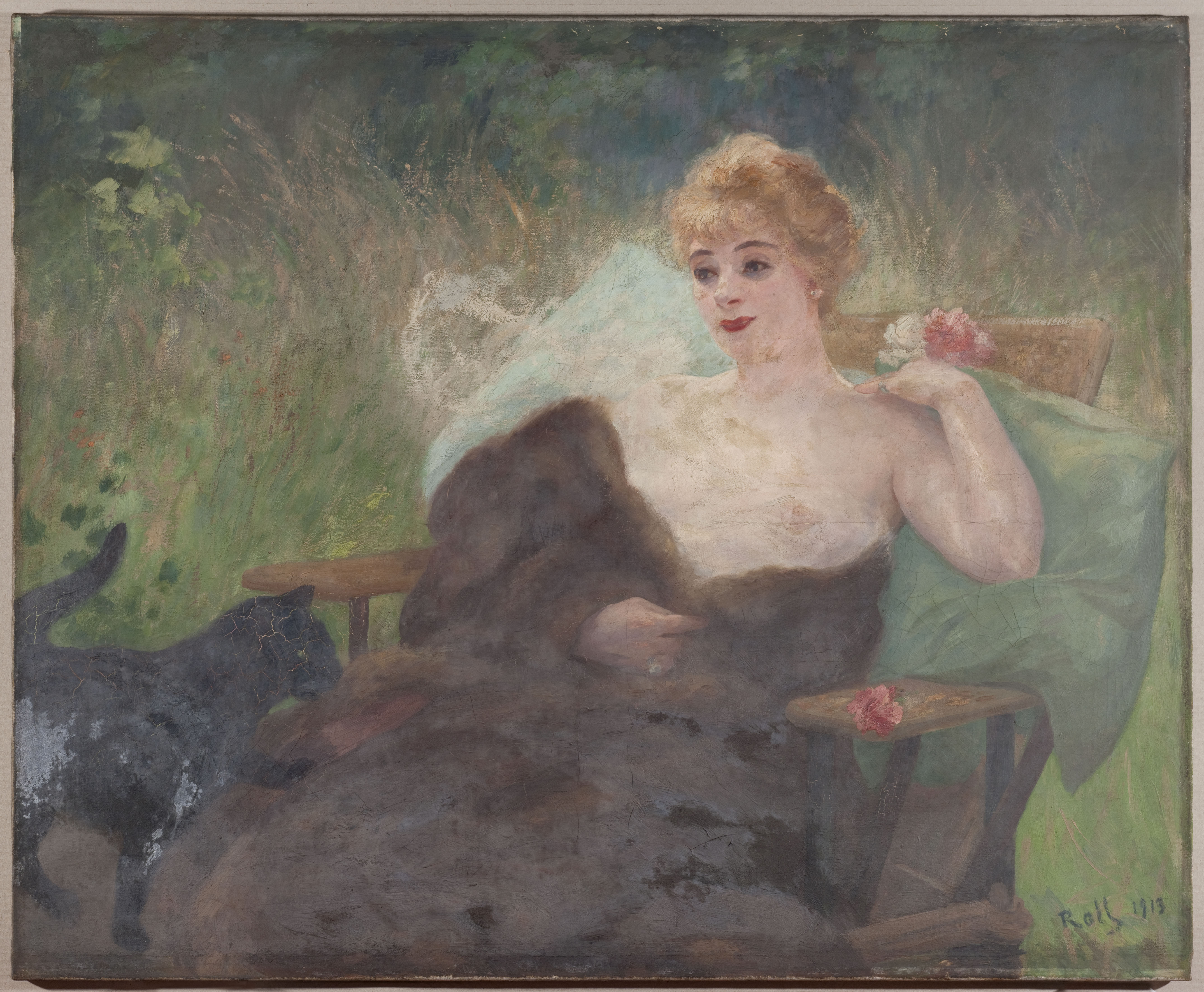 Alfred Philippe Roll, En juin, Amélie Diéterle