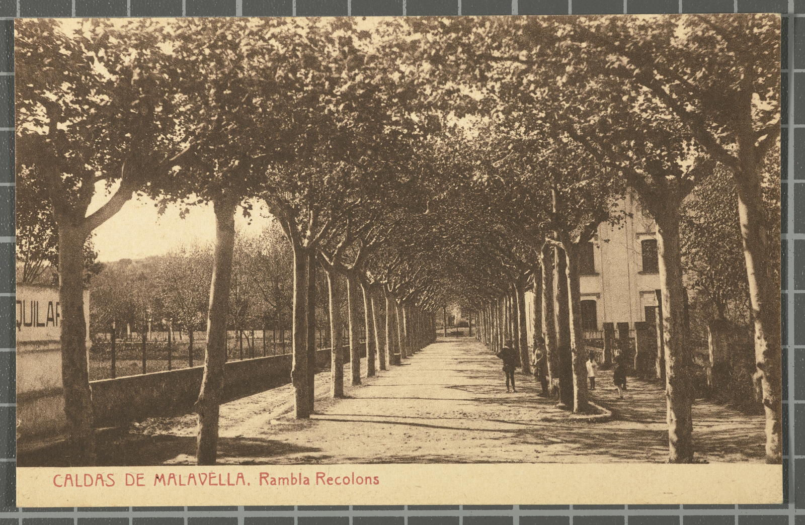 Desconegut, Caldas de Malavella. Rambla Recolons