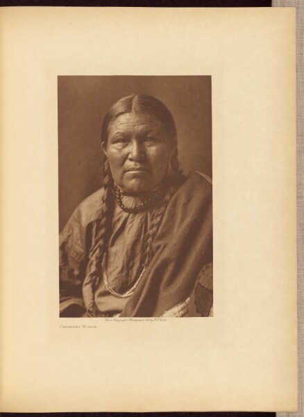 Edward S. Curtis, Cheyenne Woman