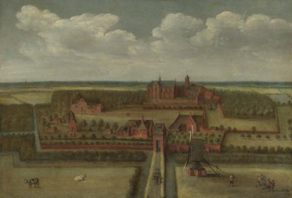 anonymous, The Abbey of Leeuwenhorst in Rijnland