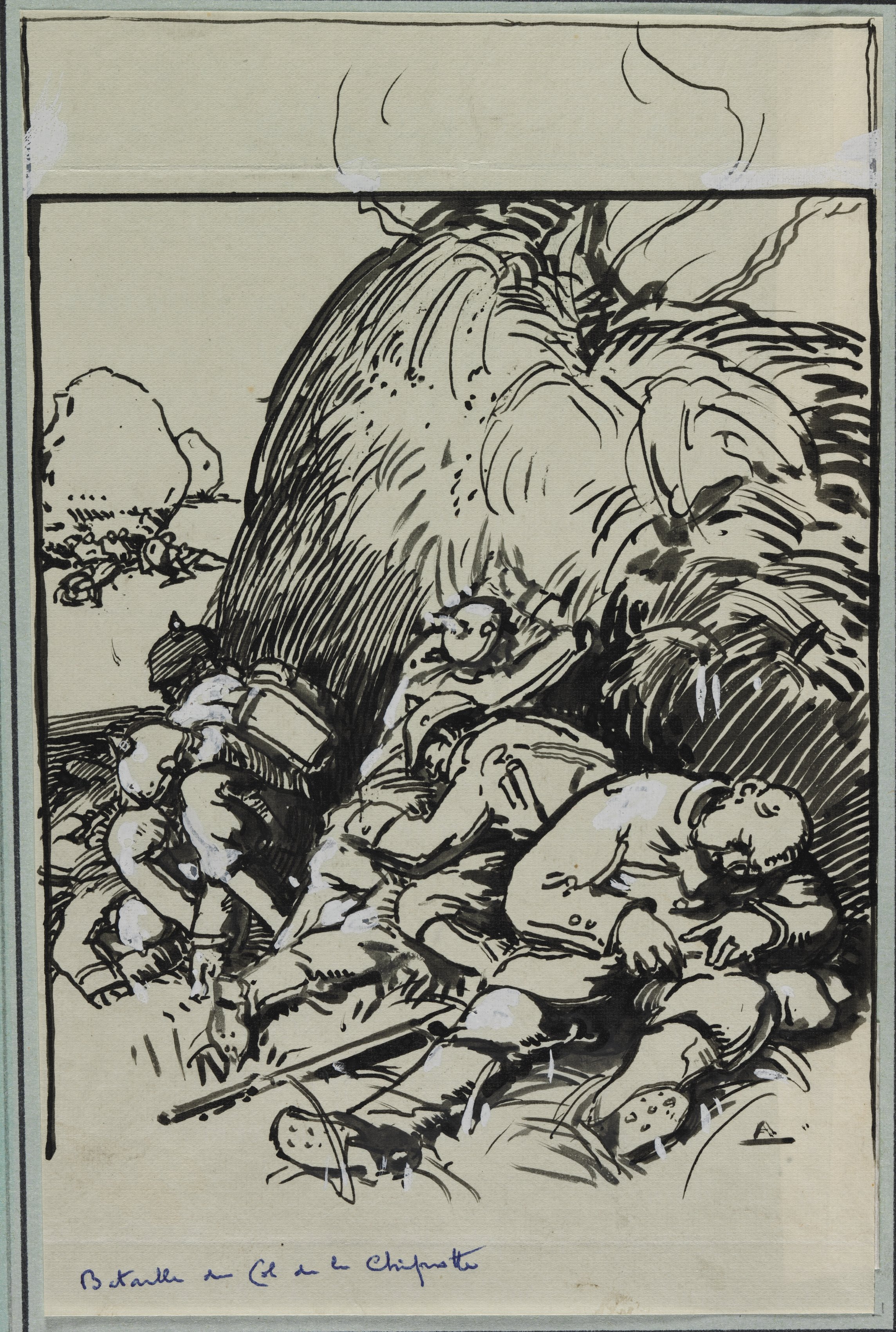 Auguste Louis Lepère, Bataille du Col de la Chiprotte