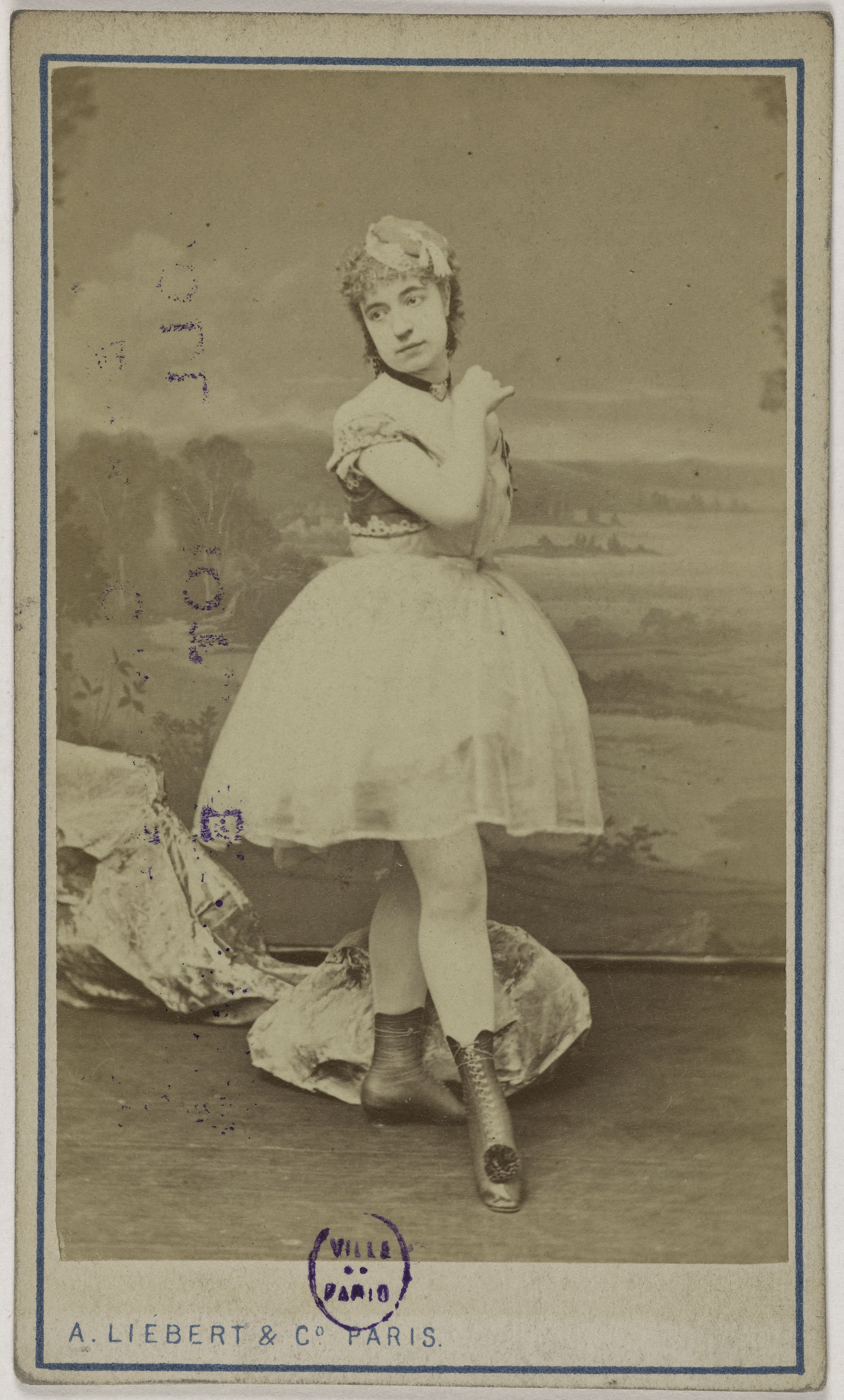 Alphonse Liébert, Portrait de Marie Daguy (actrice au théâtre du Châtelet)