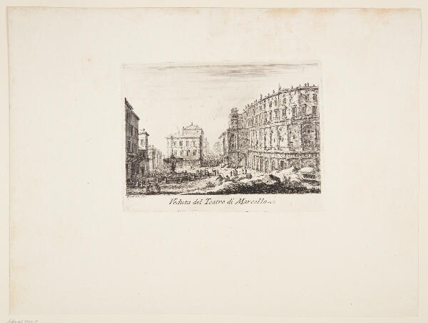 Giovanni Battista Piranesi, Udsigt mod Marcellus' teater