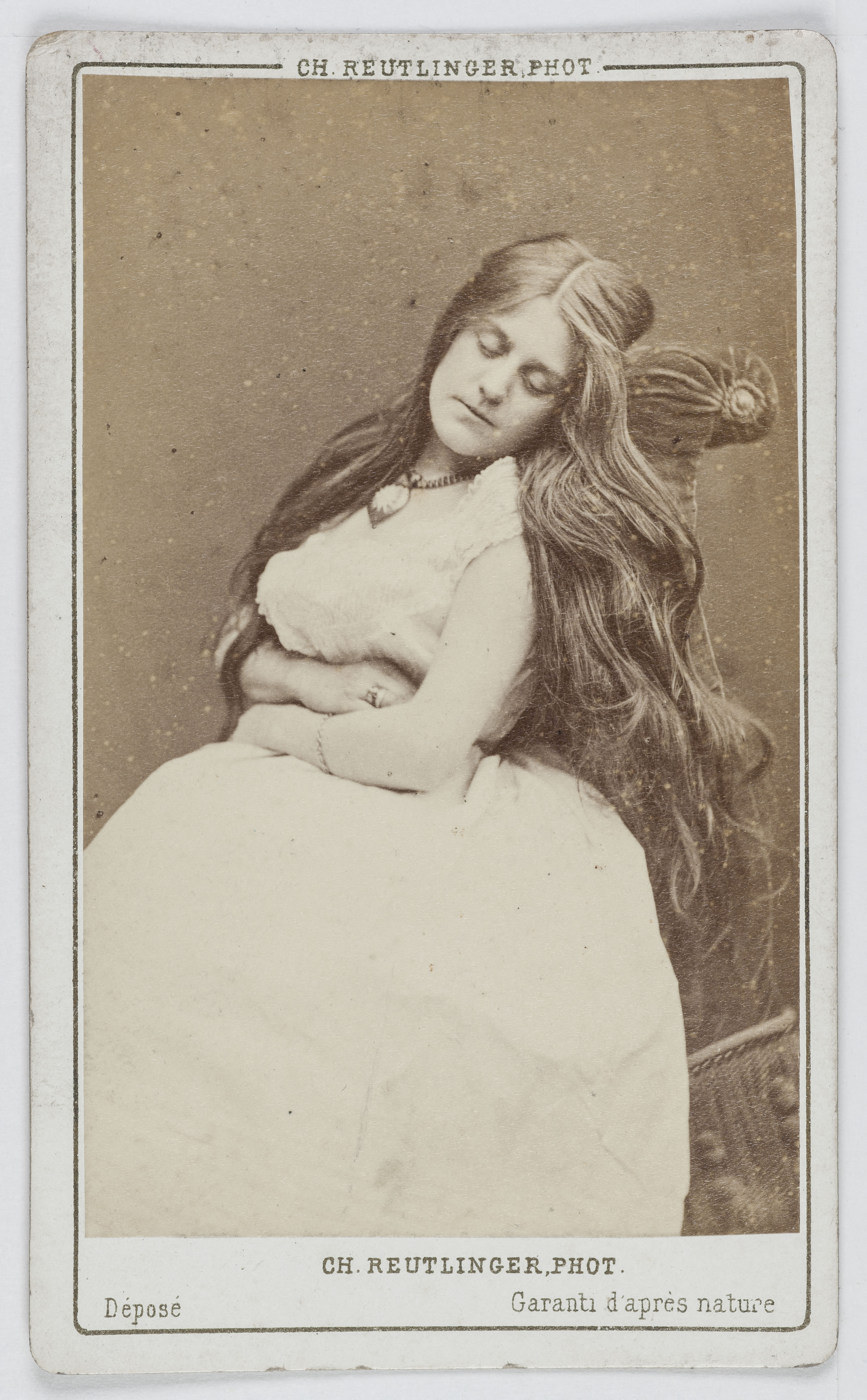 Charles Reutlinger, Portrait de Miss Amy Sheridan, actrice anglaise.