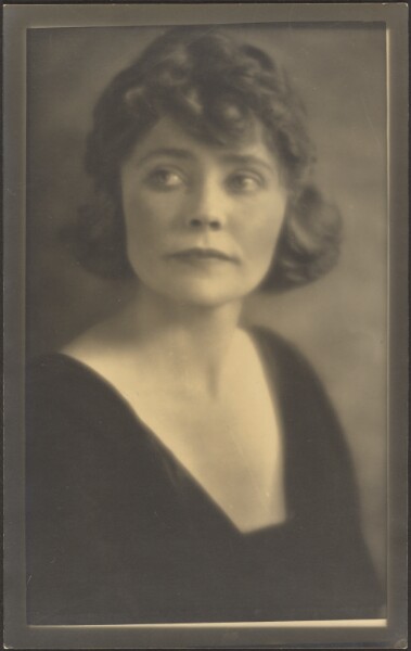 Louis Fleckenstein, [Portrait of a Woman in Black Dress]
