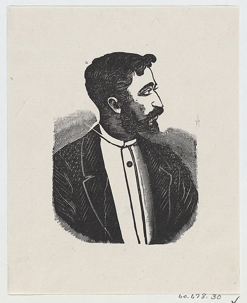 José Guadalupe Posada, Profile of a man looking to the right