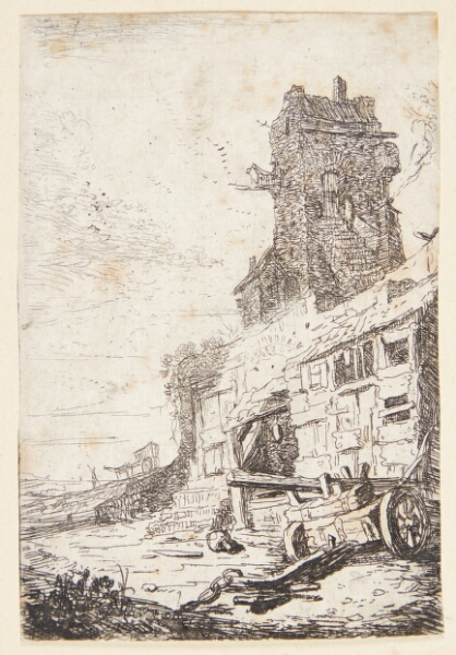 Bartholomeus Breenbergh, Forfaldent hus