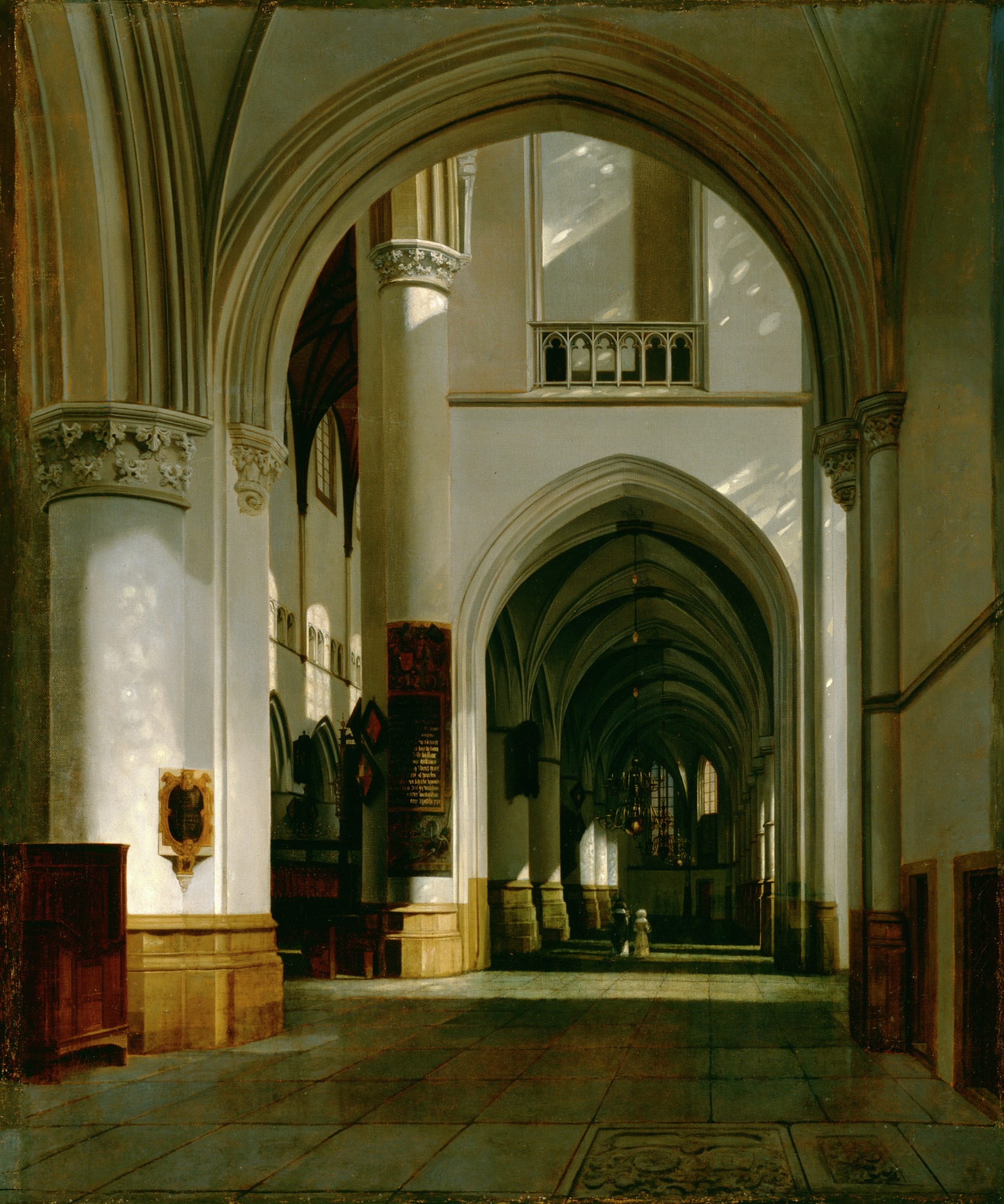 Job Adriaenszoon Berckheyde, Interior of the Grote Kerk, Haarlem