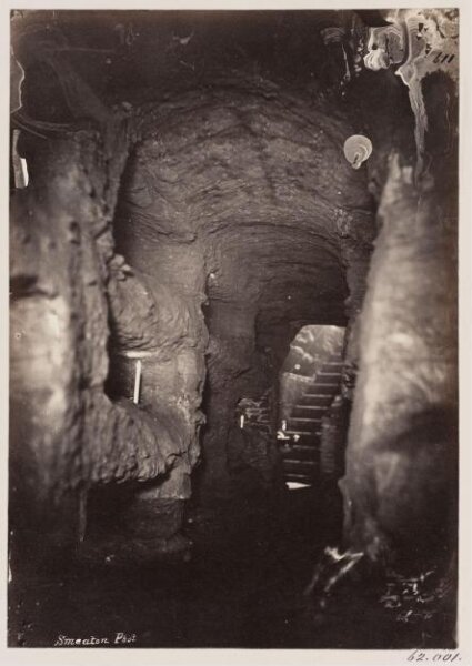 Parker, John Henry, Catacomb of S. Pontianus - Corridor and Staircase at the entrance, restored A.D. 858-867, by Pope Nicolas