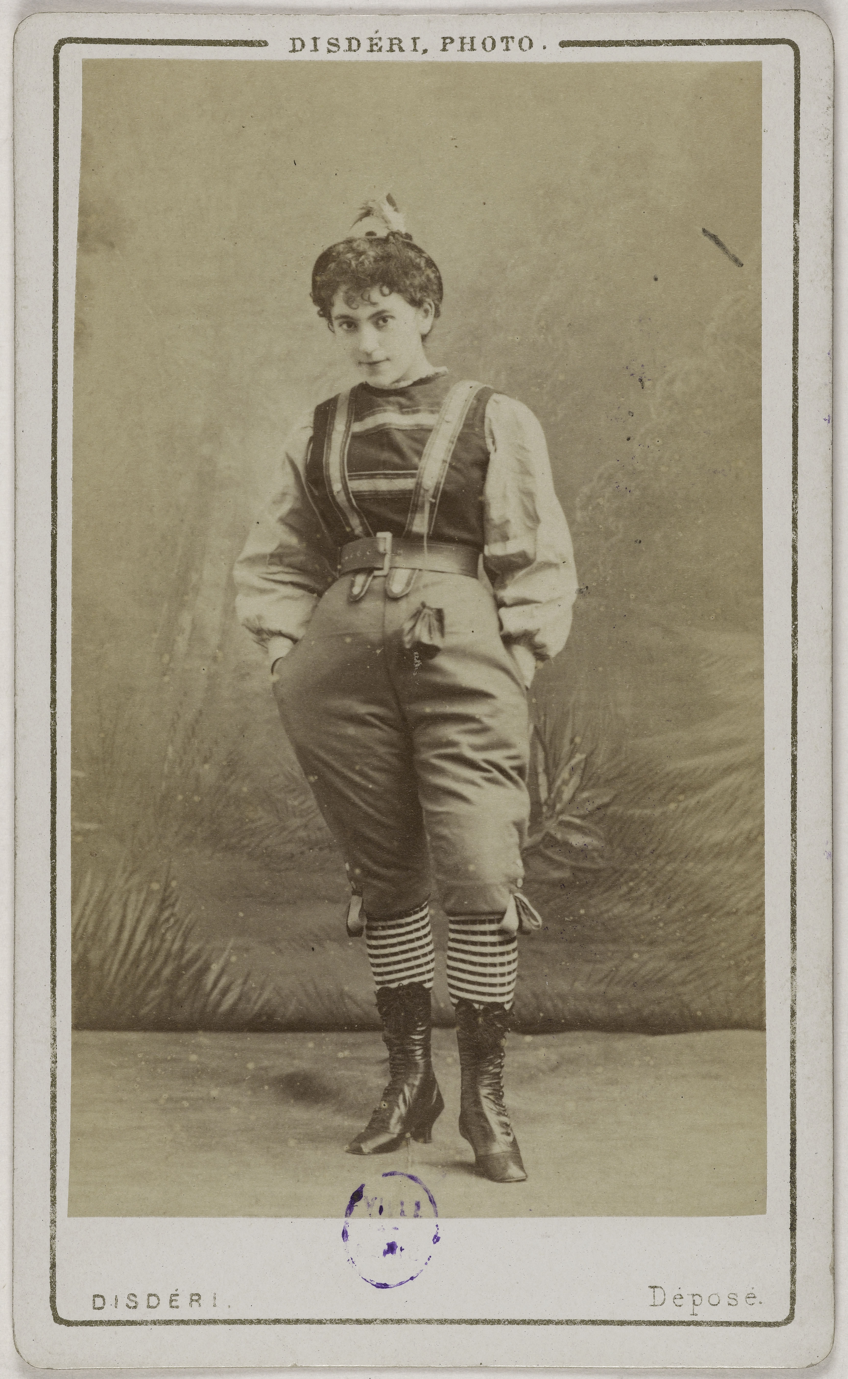 Disderi & Cie, Portrait de Marguerite Debreux (actrice)