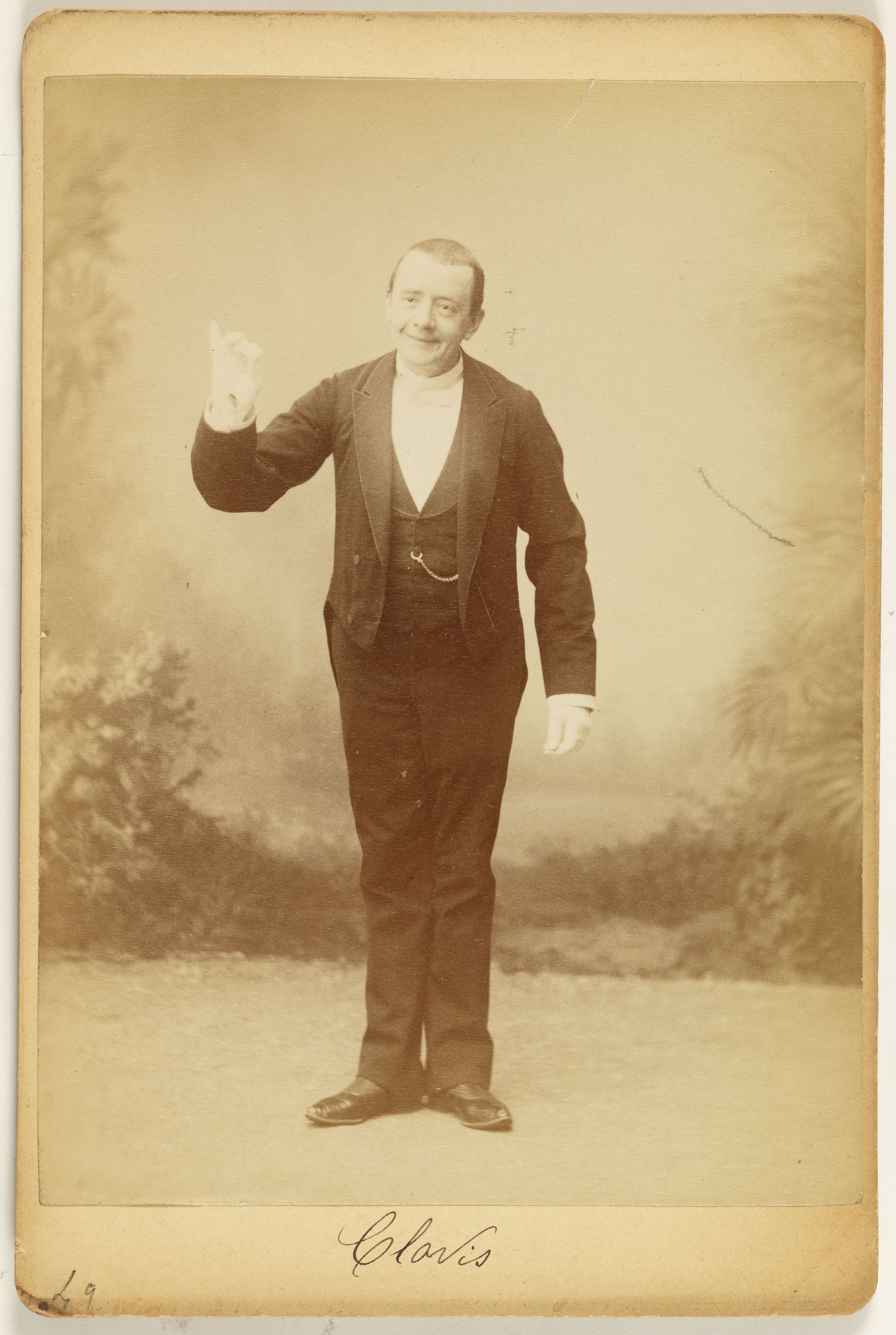 Anonyme, Portrait de Clovis, clown