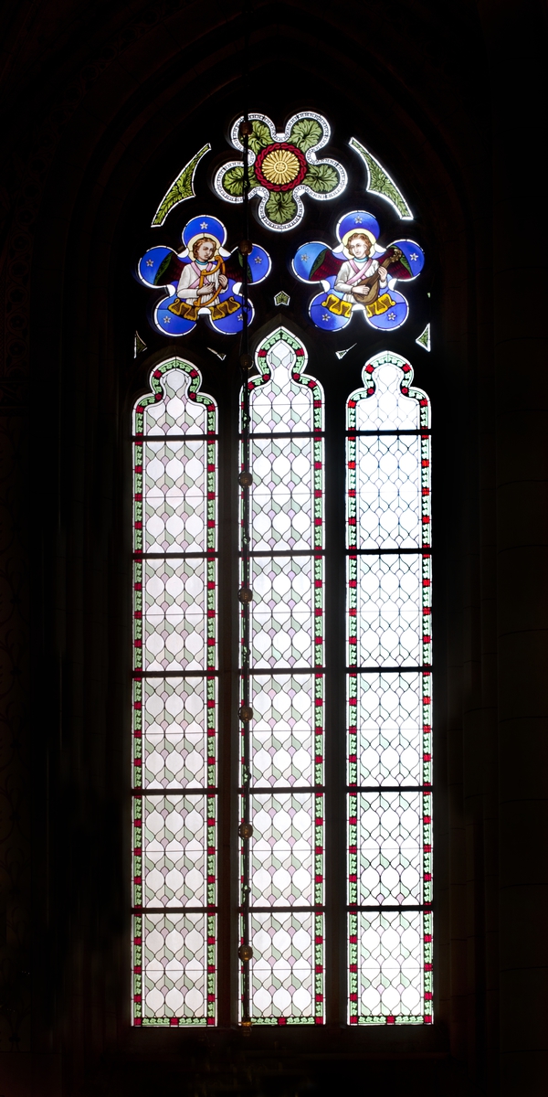 Olle Norling, Glasmålning i Fredens kapell (travé 22), Uppsala domkyrka, Uppsala 2013