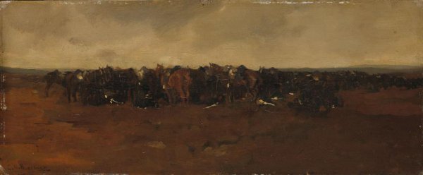 George Hendrik Breitner, Cavalry at Repose