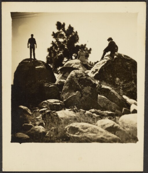 Louis Fleckenstein, [Figures on Rocks]
