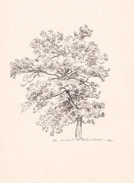 P.C. Skovgaard, Træ ved Fredensborg