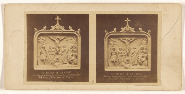 Unknown, [Sculpture of The Twelfth Station of the Cross by Solon]