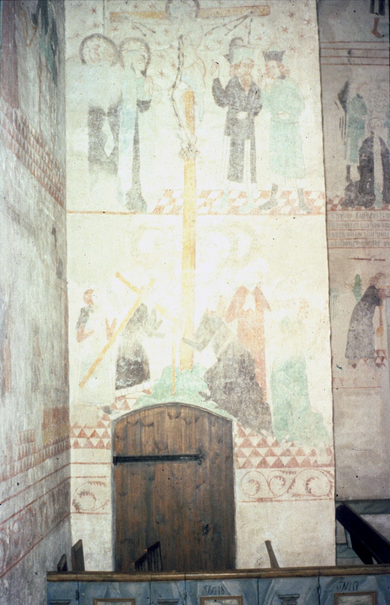 Ola Ehn, Kalkmålning i Vendels kyrka, Uppland 1961