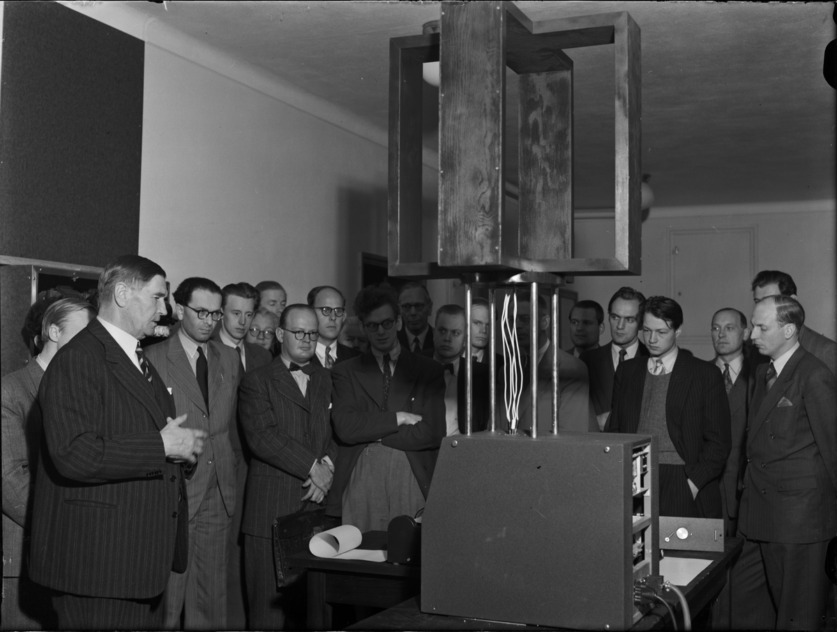 Paul Sandberg, Professor Harald Norinder at Uppsala 1948