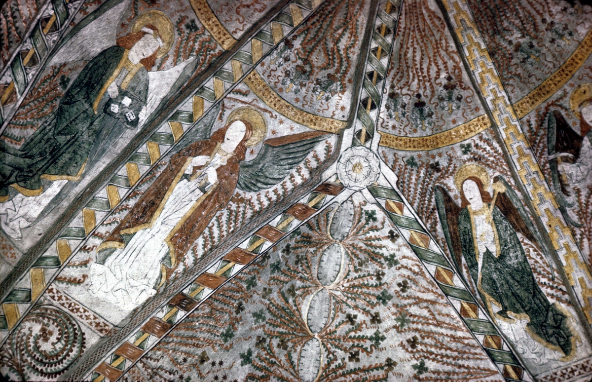 Okänd,, Interior of Edebo Church, Edebo parish, Uppland