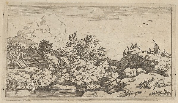 Allart van Everdingen, The Goatherd on the Hill