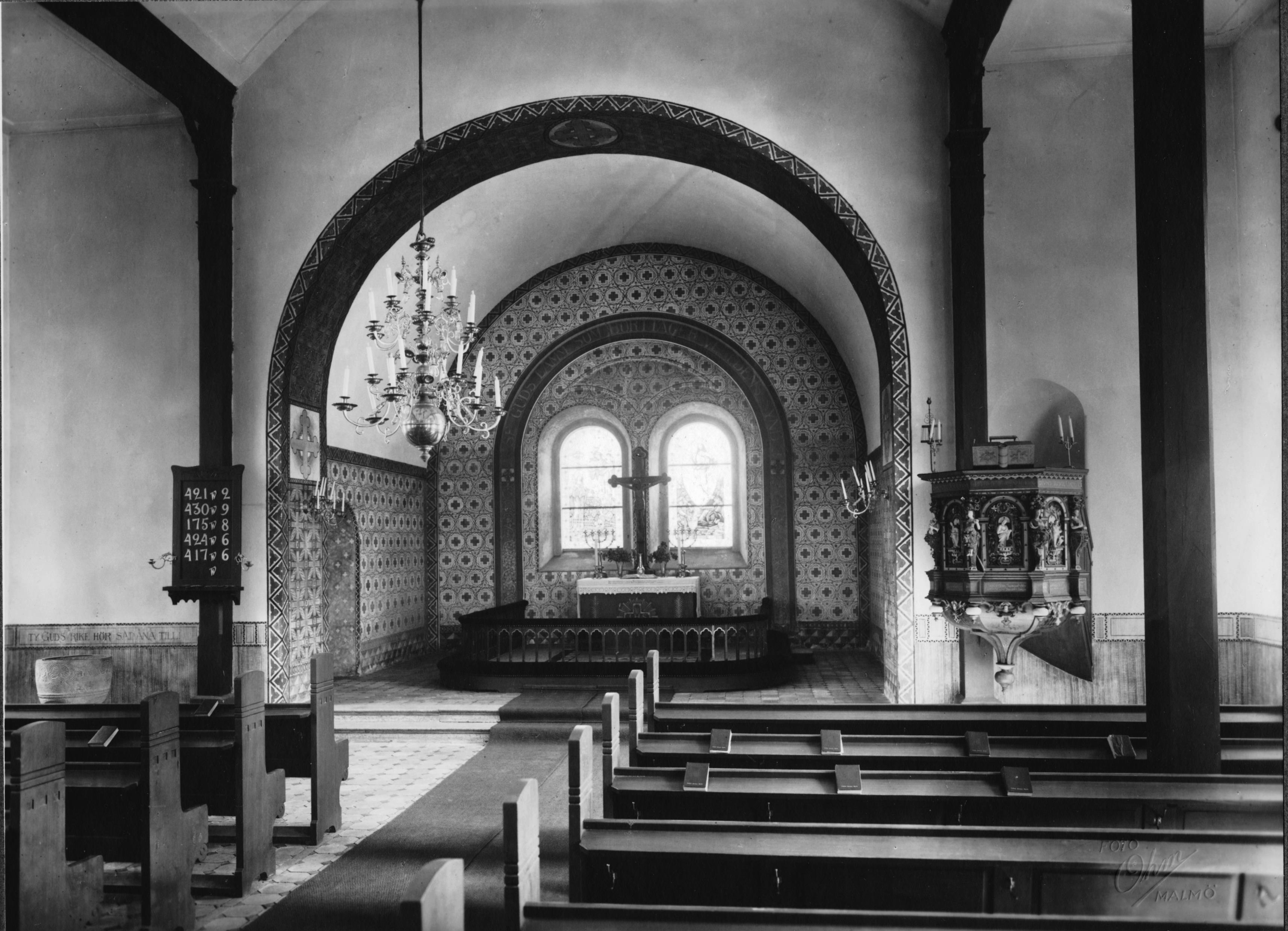 Otto Ohm, Bosarps kyrka