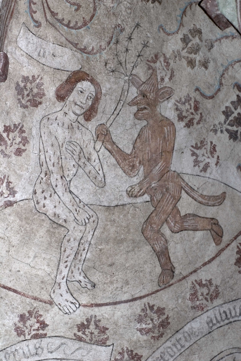 Bengt Backlund, Kalkmålning i Almunge kyrka, Uppland 2009