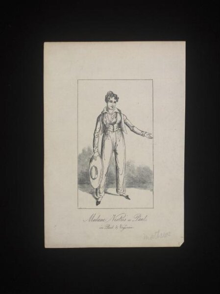 Unknown, Madame Vestris as Paul/in Paul & Virginia