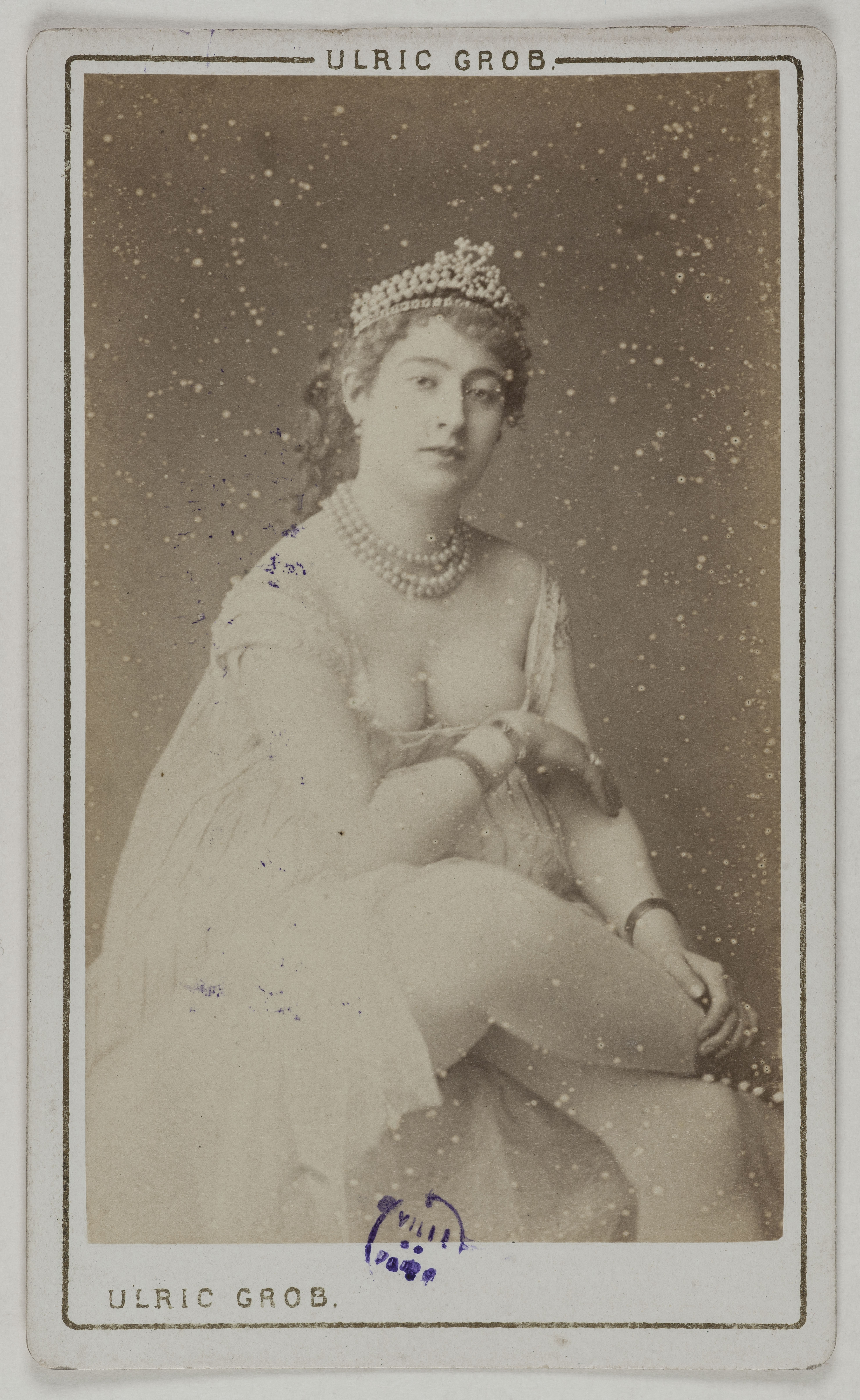 Ulric Grob, Portrait de Derval Aimée ou Hyacinthe, (actrice)