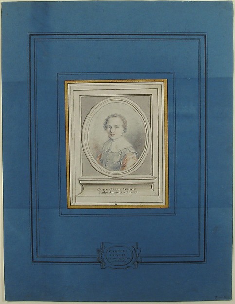 Charles Antoine Coypel, Portrait of Cornelius Galle, Jr.