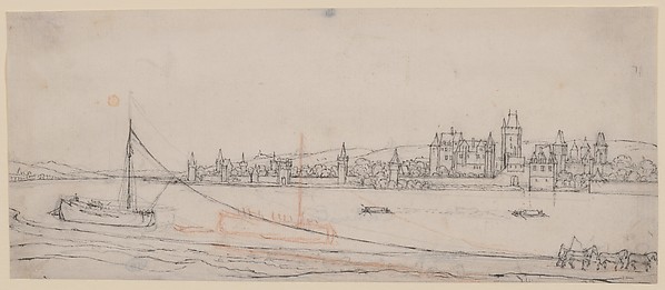 Wenceslaus Hollar, View of Lahnstein on the River Rhine