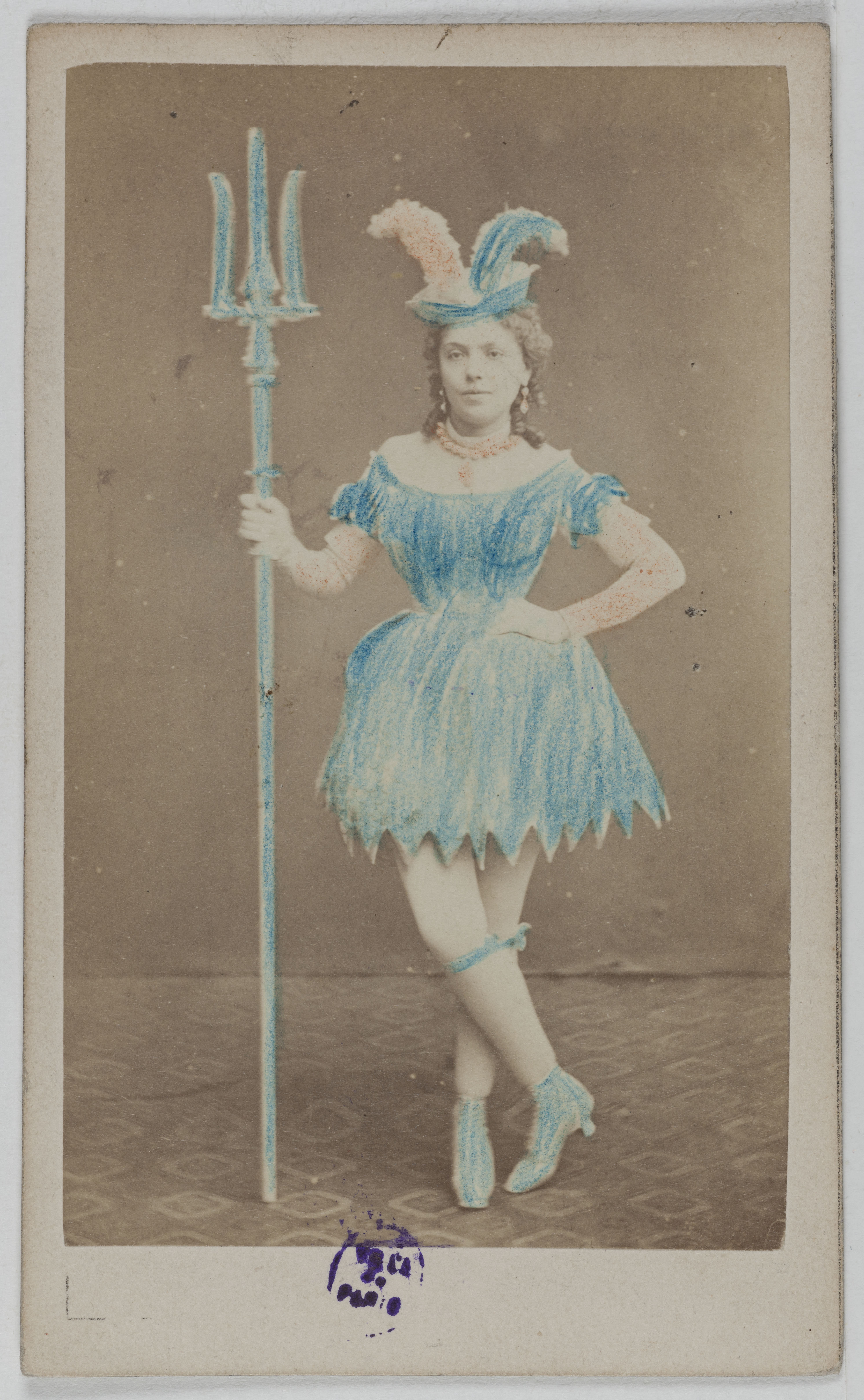 Anonyme, Portrait de Marie Leroux, (actrice)