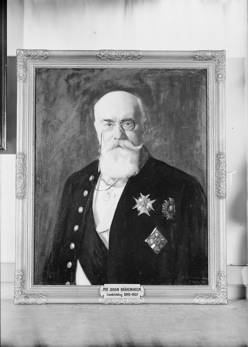 Okänd,, Oljemålning föreställande Per Johan Bråkenhielm, landshövding 1895 - 1907